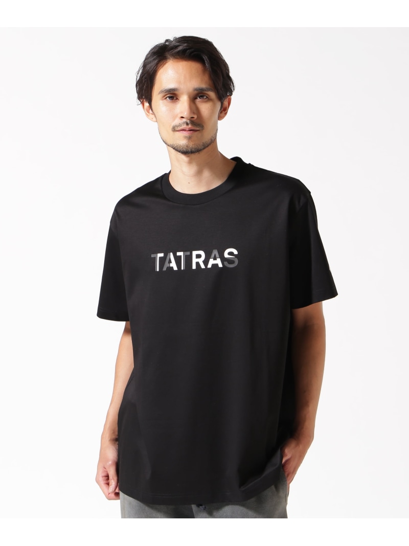B'2nd TATRAS(タトラス) BANIEL タトラス別注Tシャツ ビーセカンド トップス カットソー・Tシャツ ブラック ホワイト【送料無料】｜ Fashion Men