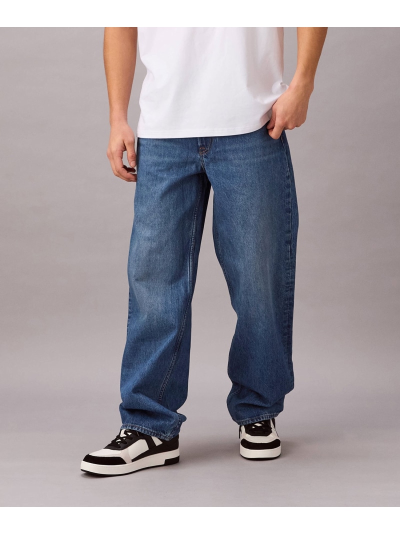 Calvin Klein Jeans Calvin Klein Jeans/(M)【公式ショップ】 カルバンクライン ジーンズ(デニムパンツ) - バギージーンズ Calvin Klein Jeans 4LF740G カルバン・クライン パンツ ジーンズ・デニムパンツ ブルー【送料無料】