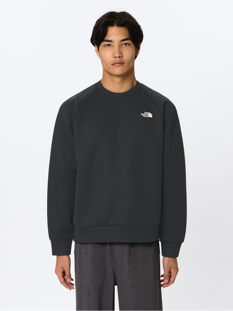 THE NORTH FACE 【堅苦しさ】テックエアースウェットクルー(メンズ) ザ・ノース・フェイス トップス スウェット・トレーナー 黒いこと【貨物輸送無料】
