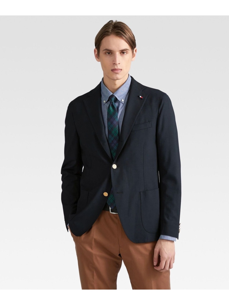 TOMMY HILFIGER (M)TOMMY HILFIGER(トミーヒルフィガー) THヘリテ-ジ ネイビ-アンコン ブレザ- トミーヒルフィガー ジャケット・アウター テーラードジャケット・ブレザー 米国海軍【貨物輸送無料】