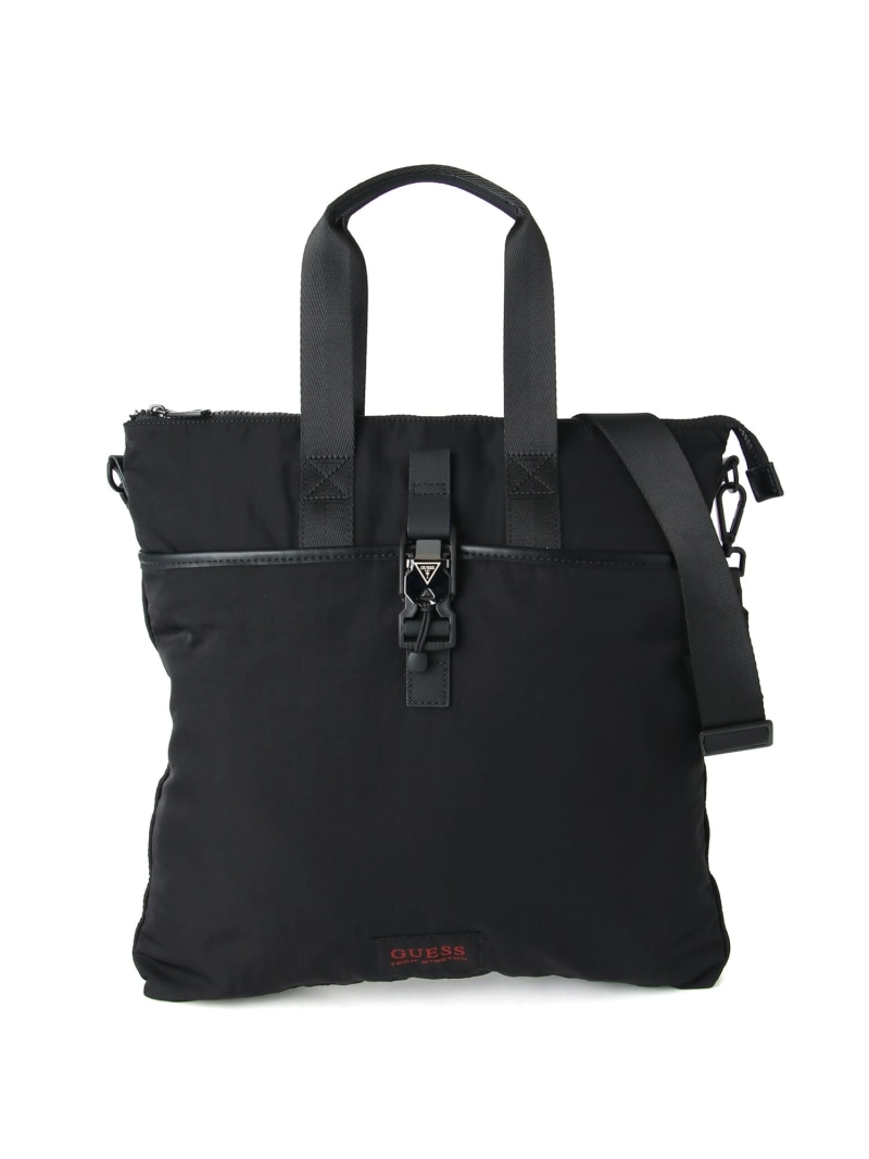 GUESS GUESS トートバッグ (M)DUBAI Tote ゲス バッグ トートバッグ ブラック【送料無料】