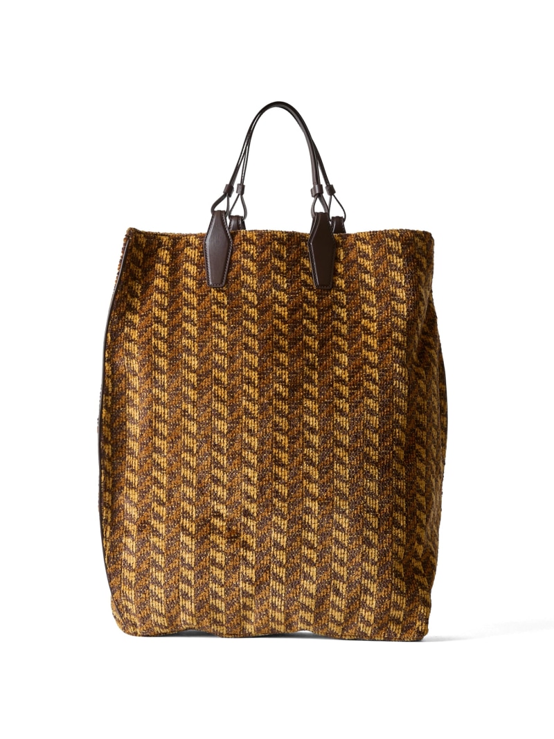 L\u0027Avenir by the dilettante 【L\u0027Avenir】Borde Large ラヴェニール 御徒面子 トートバッグ 緑であること 薄墨色 白いこと 赤銅色【貨物輸送無料】