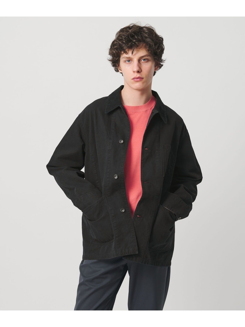 UNITED ARROWS サルファーダック 押しかぶせる櫂 「 SLOW \u0026 」 ユナイテッドアローズ ジャケット・アウター カバーオール・ワークジャケット 黒いこと【貨物輸送無料】 コート・ジャケット-メンズファッション