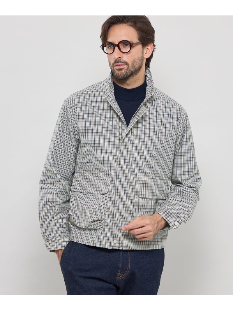 【SALE／30%OFF】MACKINTOSH LONDON ウールタイプライタースタンドカラーショートブルゾン マッキントッシュ ロンドン ジャケット・アウター ブルゾン・ジャンパー ブラック【RBA_E】【送料無料】