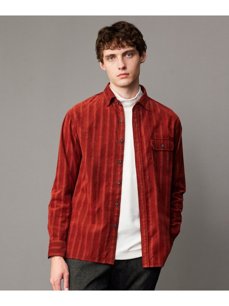 【SALE／30%OFF】JOSEPH ABBOUD 【羽織にも】コーデュロイシャツ ジョセフアブード トップス シャツ・ブラウス ネイビー オレンジ ブラック【RBA_E】【送料無料】｜ Fashion Men
