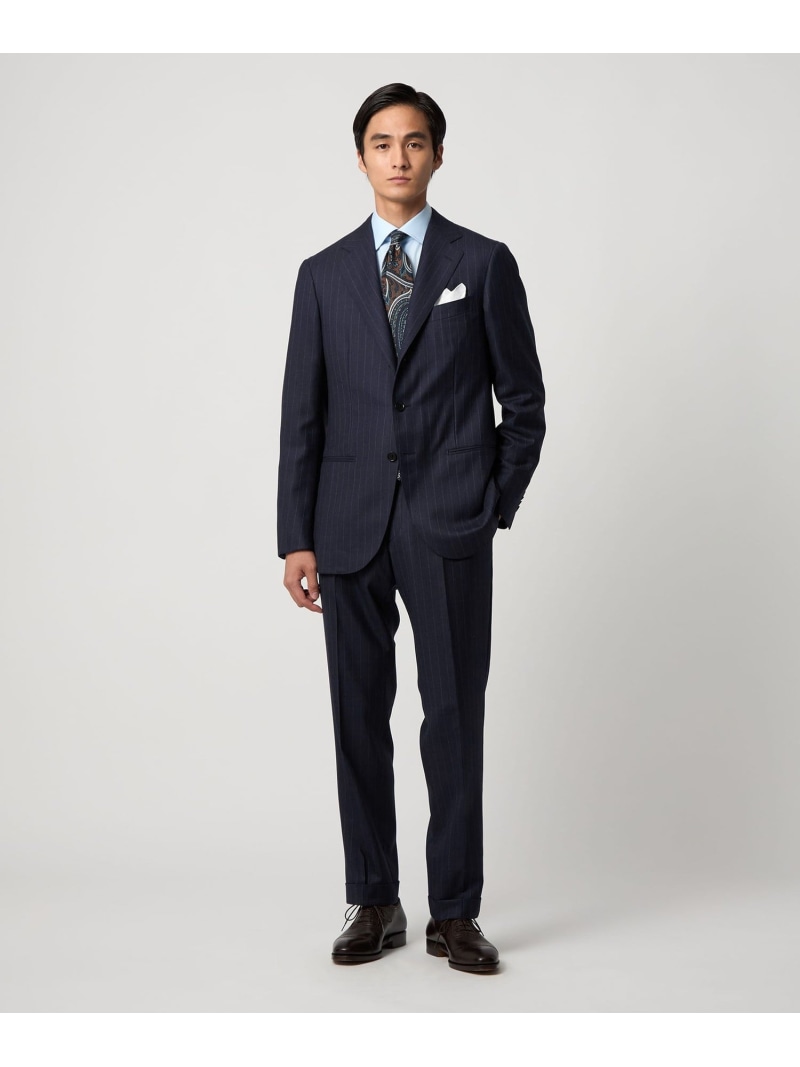 UNITED ARROWS シャークスキン ストライプ シングル3B スーツ S-MODEL ヨコストレッチ・撥水・防しわ ユナイテッドアローズ スーツ・フォーマル セットアップスーツ【送料無料】