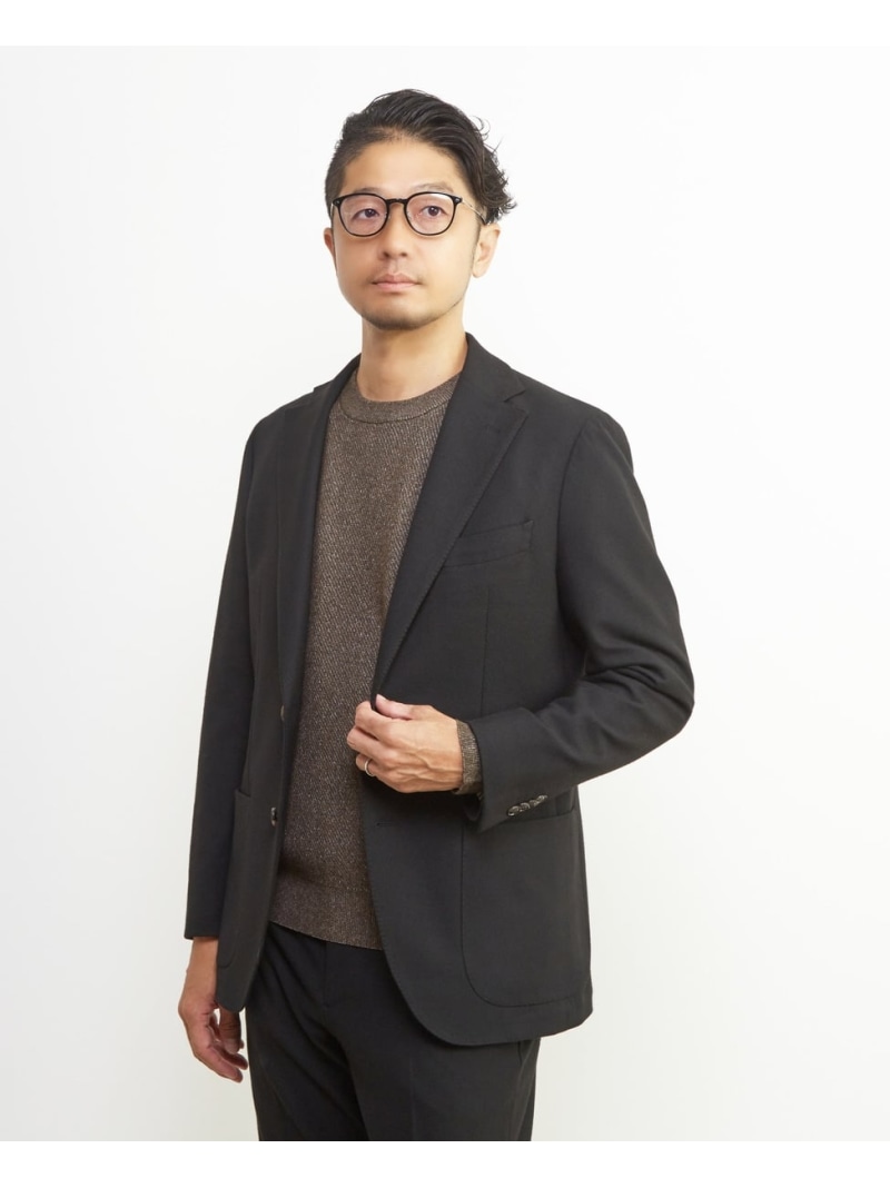 【SALE／30%OFF】MEN'S MELROSE ムリネシリーズコンフォートジャケット(セットアップ可) メンズメルローズ ジャケット・アウター テーラードジャケット・ブレザー グレー ネイビー ブラック【RBA_E】【送料無料】