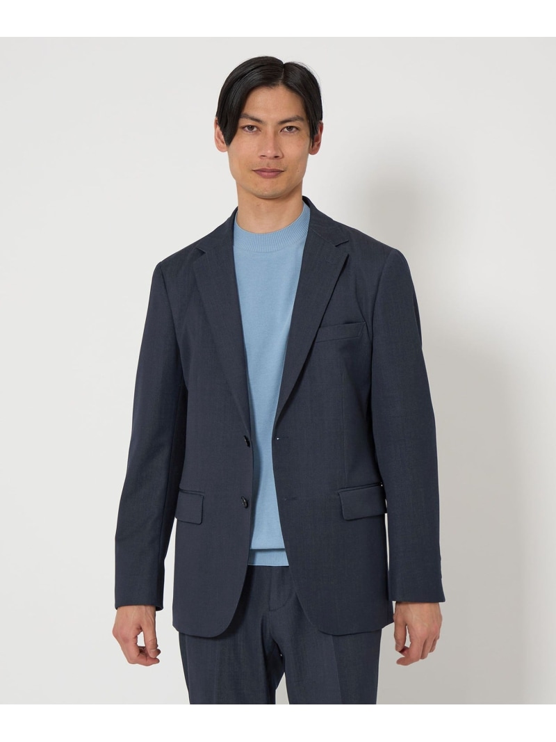 NAVY】シャンブレー PE 2B ジャケット -セットアップ対応- 【公式通販】