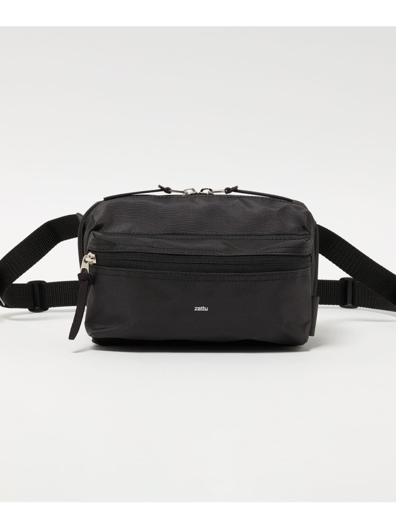 UNITED ARROWS ＜zattu＞PONTE-LQ/ウエストポーチ ユナイテッドアローズ バッグ ボディバッグ・ウエストポーチ ブラウン ブラック【送料無料】