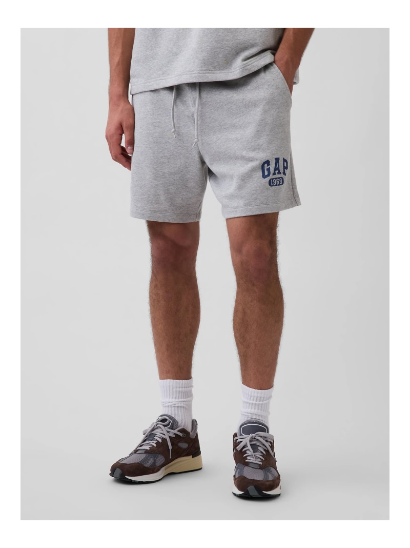 GAP (U)ヴィンテージソフト フレンチテリー GAPロゴ スウェットショートパンツ ギャップ パンツ その他のパンツ ネイビー ベージュ ホワイト【送料無料】