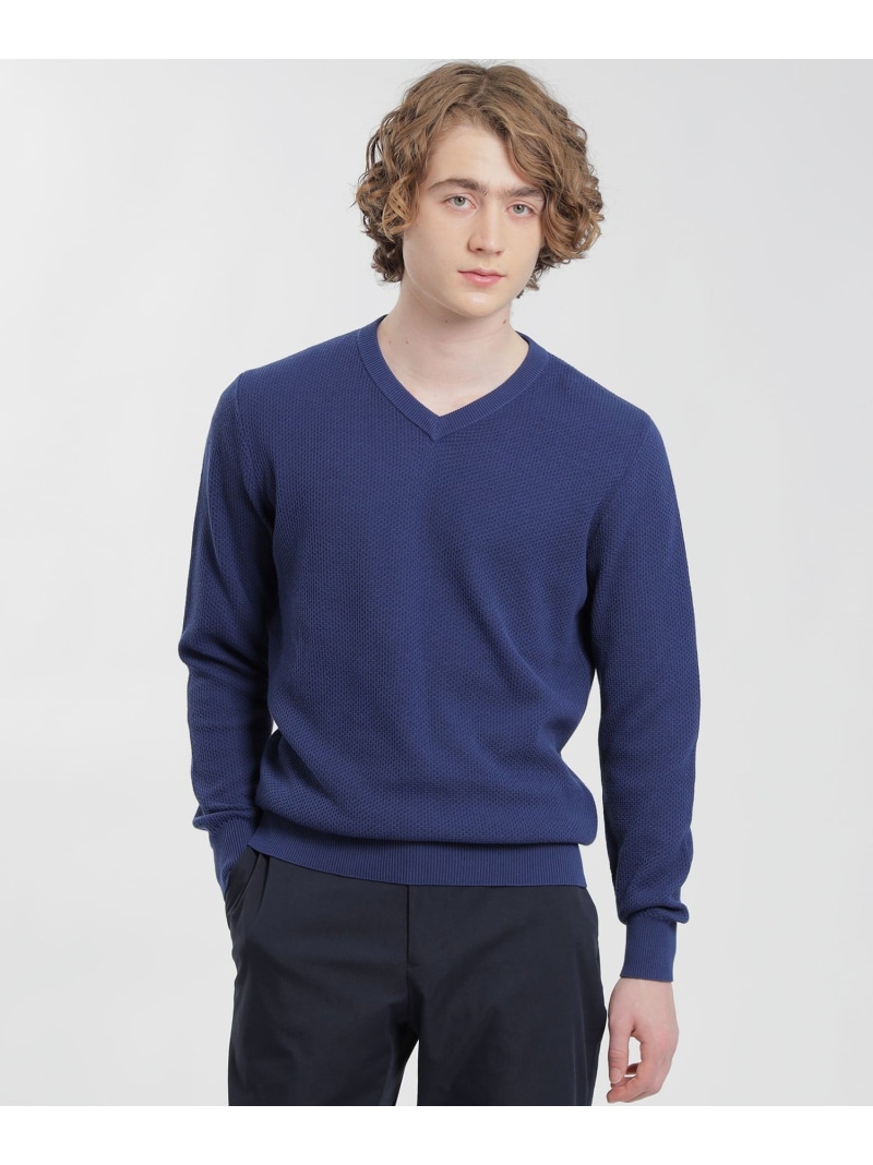 Mackintosh Philosophy フラッフィーニット マッキントッシュ Men Vネックプルオーバー