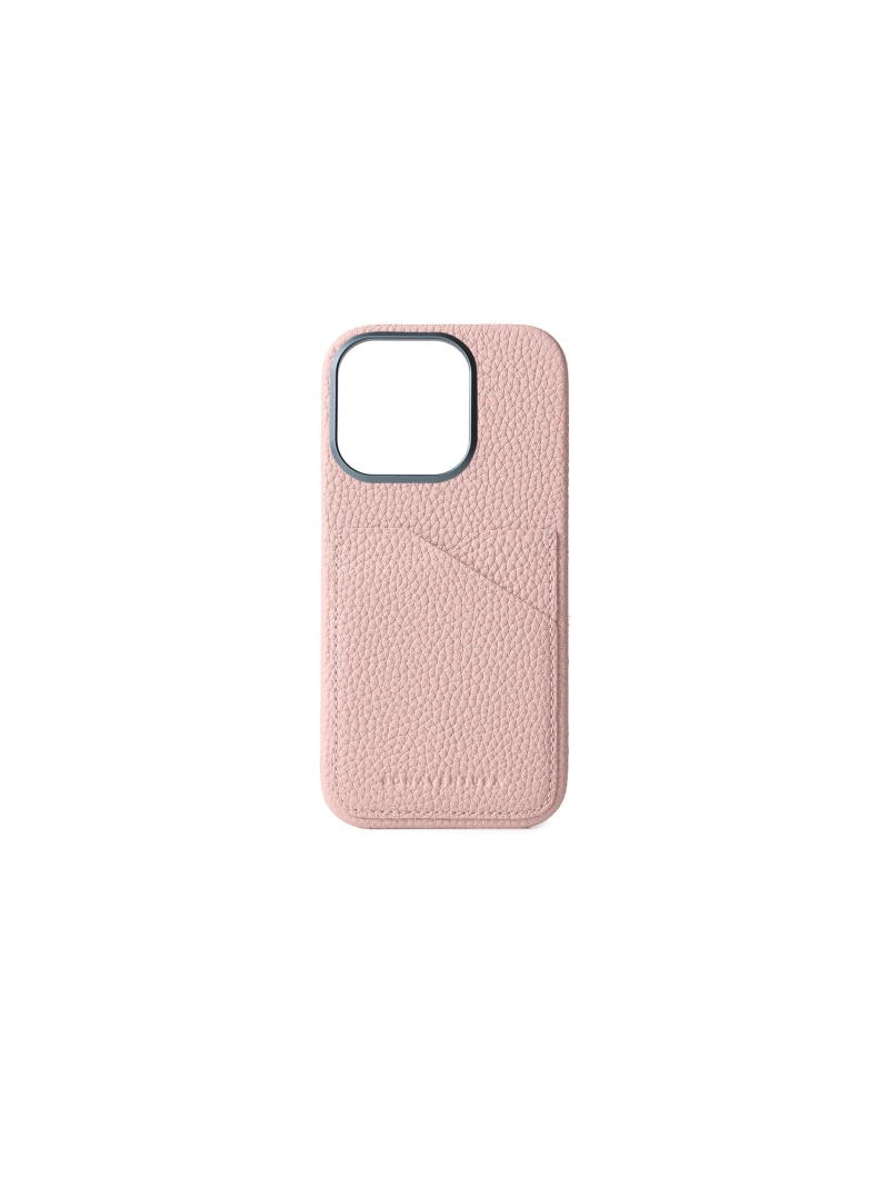 BONAVENTURA (iPhone16Pro)バックカバーケース シュリンクレザー ボナベンチュラ スマホグッズ・オーディオ機器 スマホ・タブレット・PCケース/カバー ピンク パープル【送料無料】
