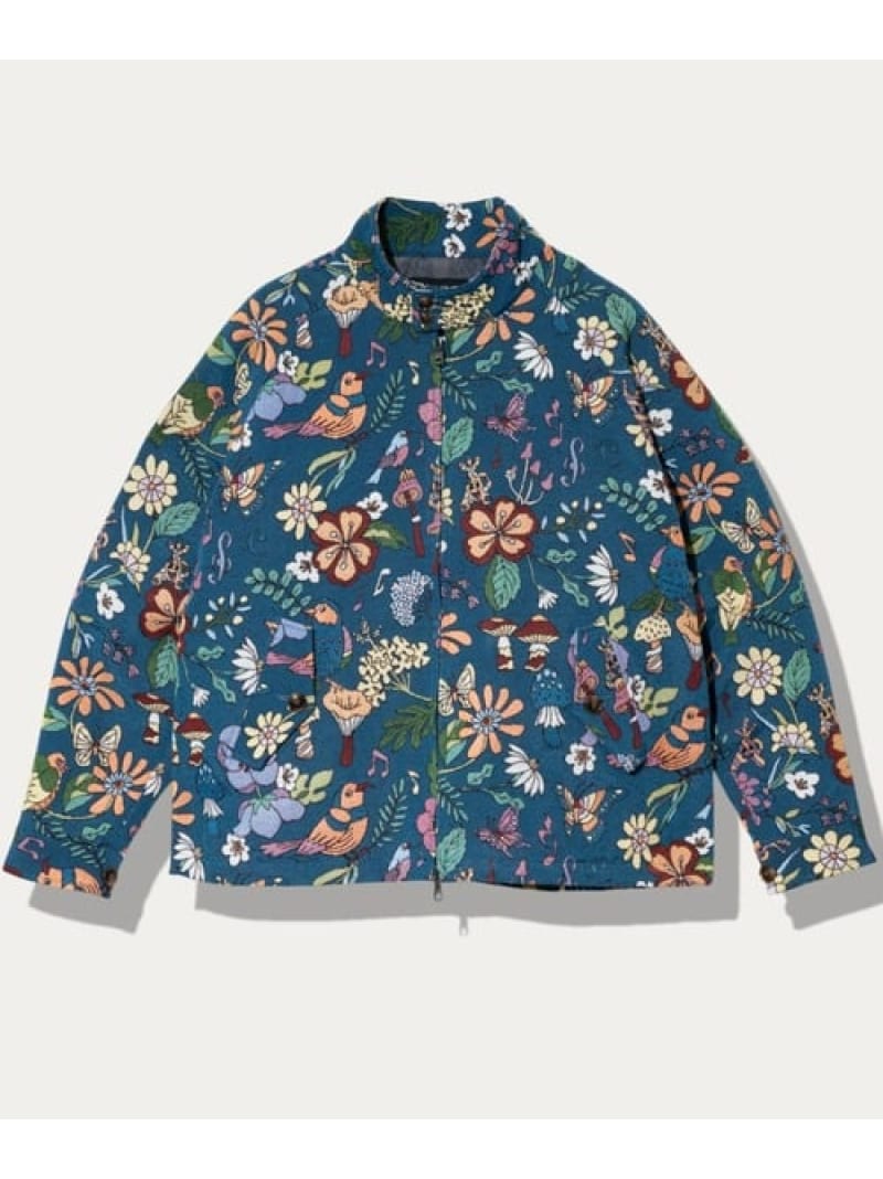 go slow caravan ゴブランハッピーフラワーハリントンJKT (MENS) ゴースローキャラバン ジャケット・アウター ブルゾン・ジャンパー【送料無料】 12,320円