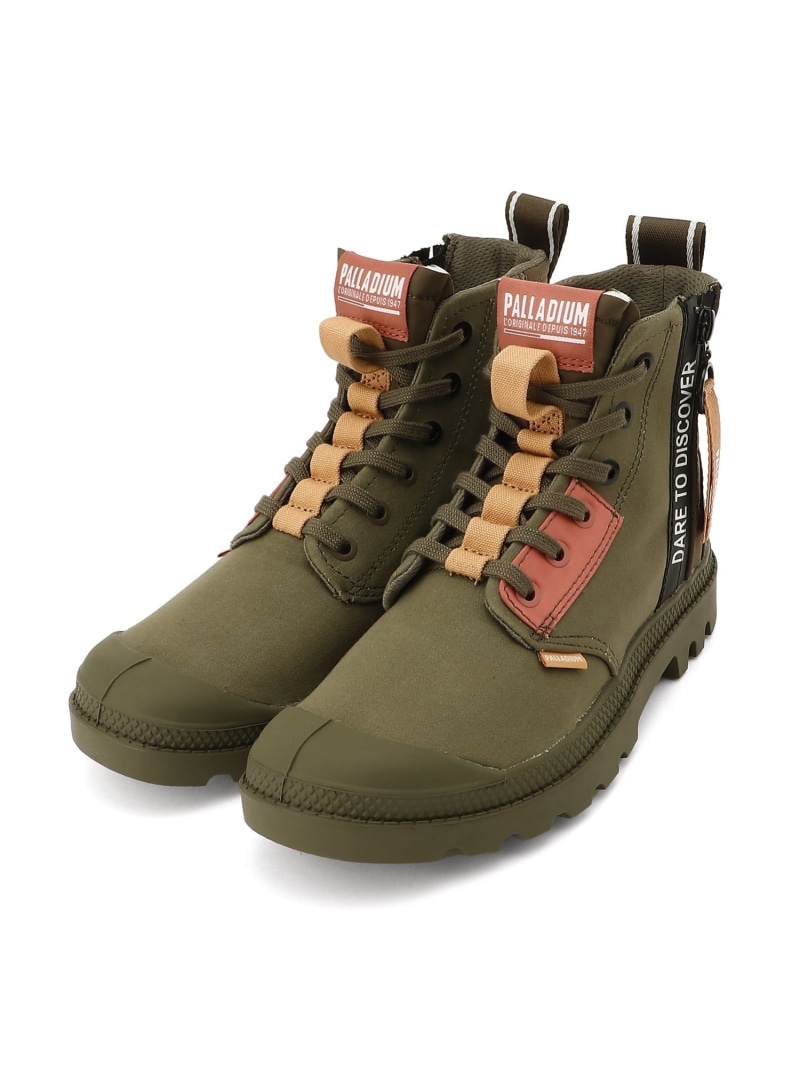 PALLADIUM PALLADIUM/(U)PAMPA HI OVERLAB2 エスラッシュ シューズ・靴 スニーカー ホワイト カーキグリーン ブラック ベージュ グレー【送料無料】| Fashion Men