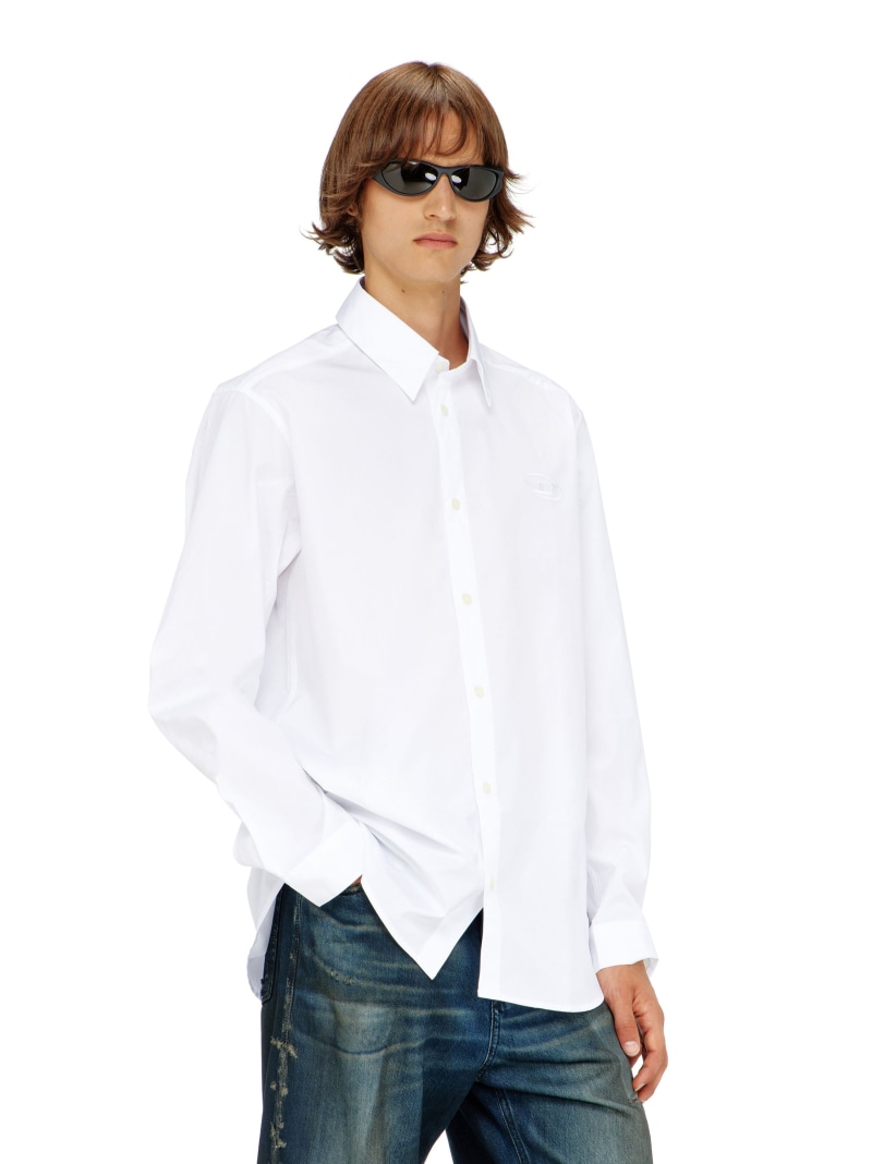 DIESEL メンズ プルオーバー S-SIMPLY-GSBH ディーゼル トップス プルオーバー・トップ 白いこと【貨物輸送無料】 カジュアルシャツ-トップス-メンズファッション