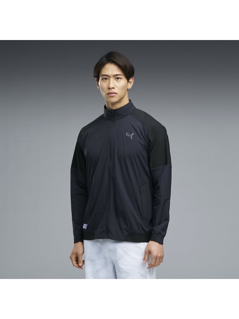 PUMA メンズ ゴルフ シャドウキャット ジク スーパーライト ジャケット ZIKU SUPER LIGHT JK プーマ ジャケット・アウター その他のジャケット・アウター ブラック【送料無料】