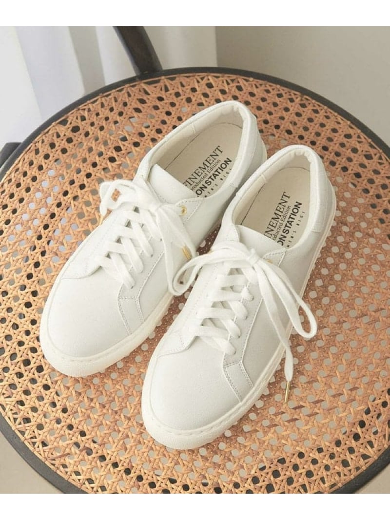 【SALE／20%OFF】UNION STATION Original Sneakers / UNION STATIONオリジナルスニーカー メンズ ビギ シューズ・靴 スニーカー ベージュ ホワイト ブラック【RBA_E】【送料無料】