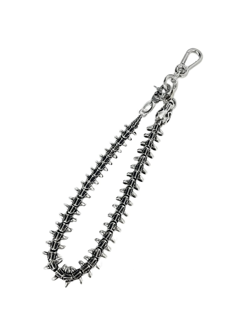 XU 【XU】bone wallet chain ネバーマインドザエックスユー／チカシツプラス 佩び物・ウォッチ 余分の物の佩び物・ウォッチ しろがね色【貨物輸送無料】