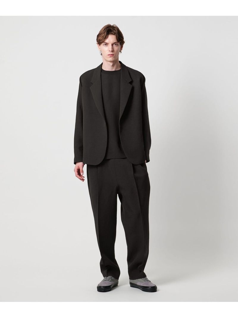 UNITED ARROWS & SONS ＜D.O UNITED ARROWS BY DAISUKE OBANA＞ TRPL CR 1P PANTS/パンツ ユナイテッドアローズ パンツ その他のパンツ ブラック【送料無料】