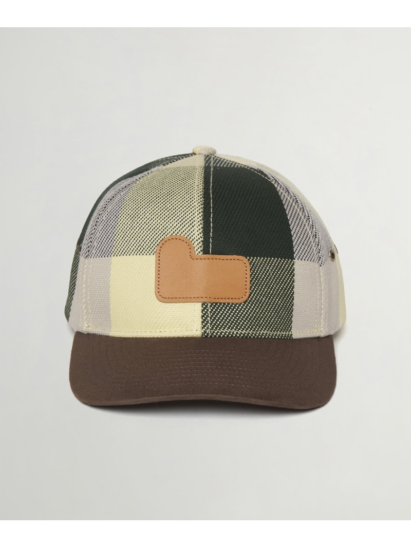 WOOLRICH 【公式】バッファローチェック フィールドキャップ ウールリッチ 帽子 キャップ イエロー【送料無料】