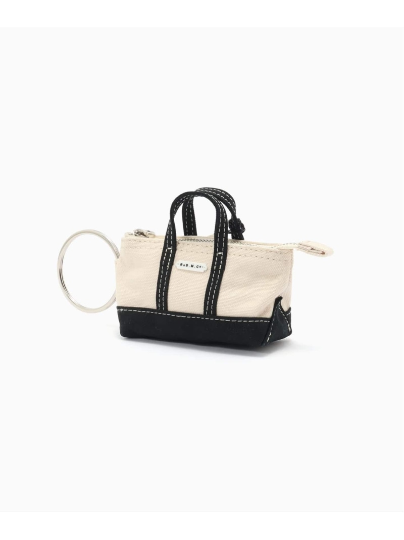 JOURNAL STANDARD FURNITURE 【R&D.M.Co/オールドマンズテイラー】MINI MINI TOTE KEY RING キーリング ジャーナルスタンダードファニチャー 財布・ポーチ・ケース その他の財布・ポーチ・ケース ブラック レッド【送料無料】| Fashion Men