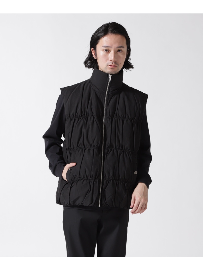 ROYAL FLASH GEN_DAI/ゲンダイ/DOWN VEST ロイヤルフラッシュ トップス ベスト・ジレ ブラック【送料無料】| Fashion Men