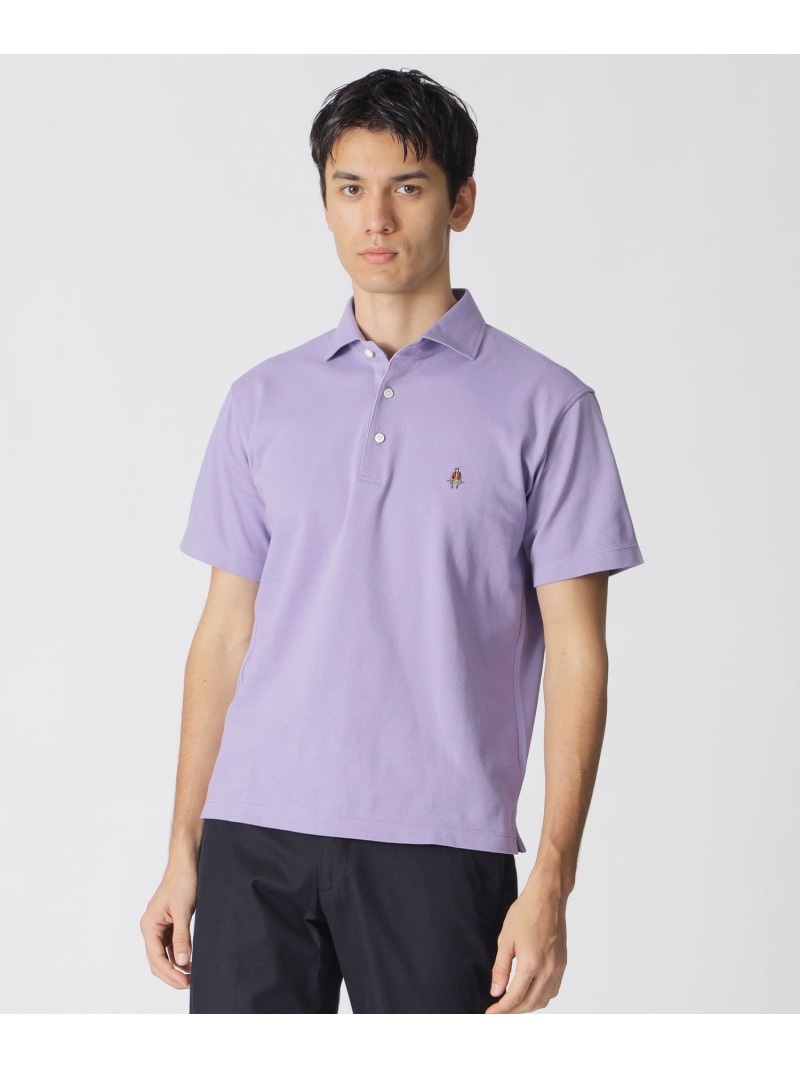 【SALE／20%OFF】Paul Stuart 【ウォッシャブル】鹿の子カッタウェイポロシャツ ポール・スチュアート トップス ポロシャツ ブルー グリーン オレンジ イエロー レッド パープル【RBA_E】【送料無料】｜ Fashion Men 10,164円