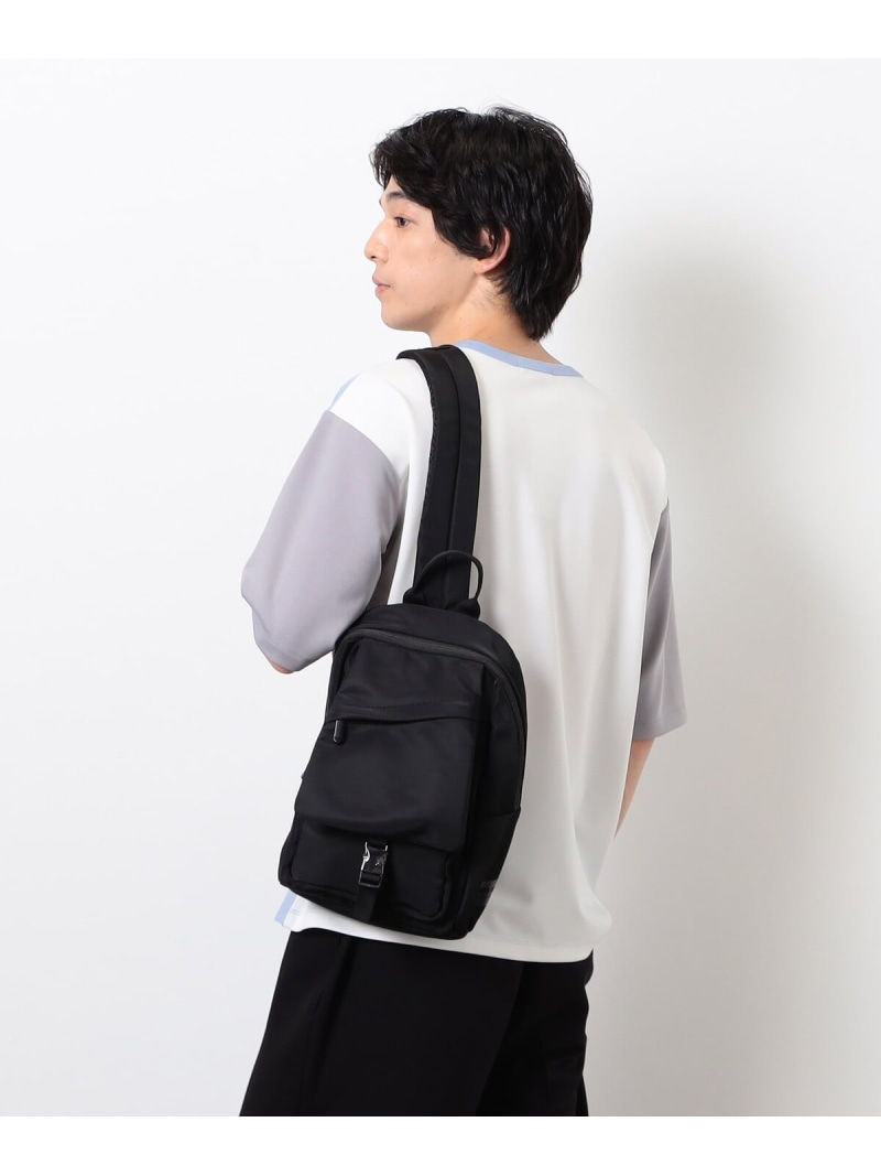 【SALE／10%OFF】MONO COMME CA ボディバッグ コムサイズム バッグ ボディバッグ・ウエストポーチ ブラック【RBA_E】【送料無料】