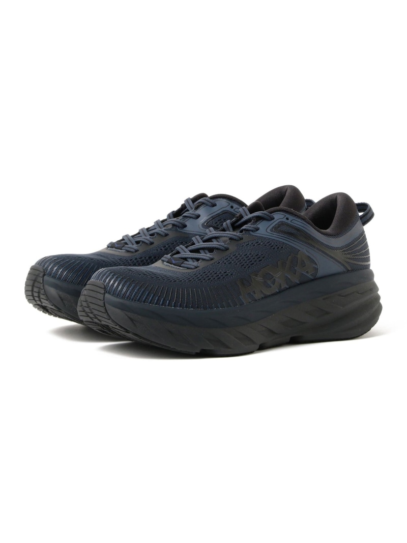 BEAMS HOKA / BONDI 7 ビームス メン シューズ・靴 スニーカー ブラック【送料無料】