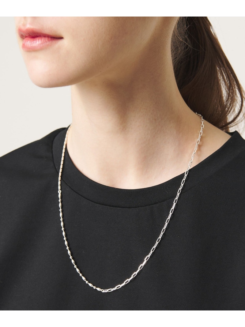 BEAUTY&YOUTH UNITED ARROWS ＜eoa＞パターン チェーン ネックレス ビューティー＆ユース　ユナイテッドアローズ アクセサリー・腕時計 ネックレス シルバー【送料無料】