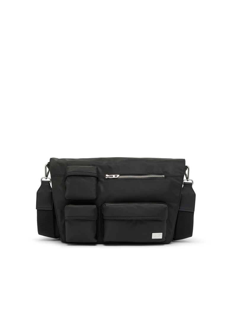 DIESEL メンズ 飛脚屋御徒面子 MULTI-PKTS MESSENGER ディーゼル 御徒面子 トートバッグ 黒いこと【貨物輸送無料】