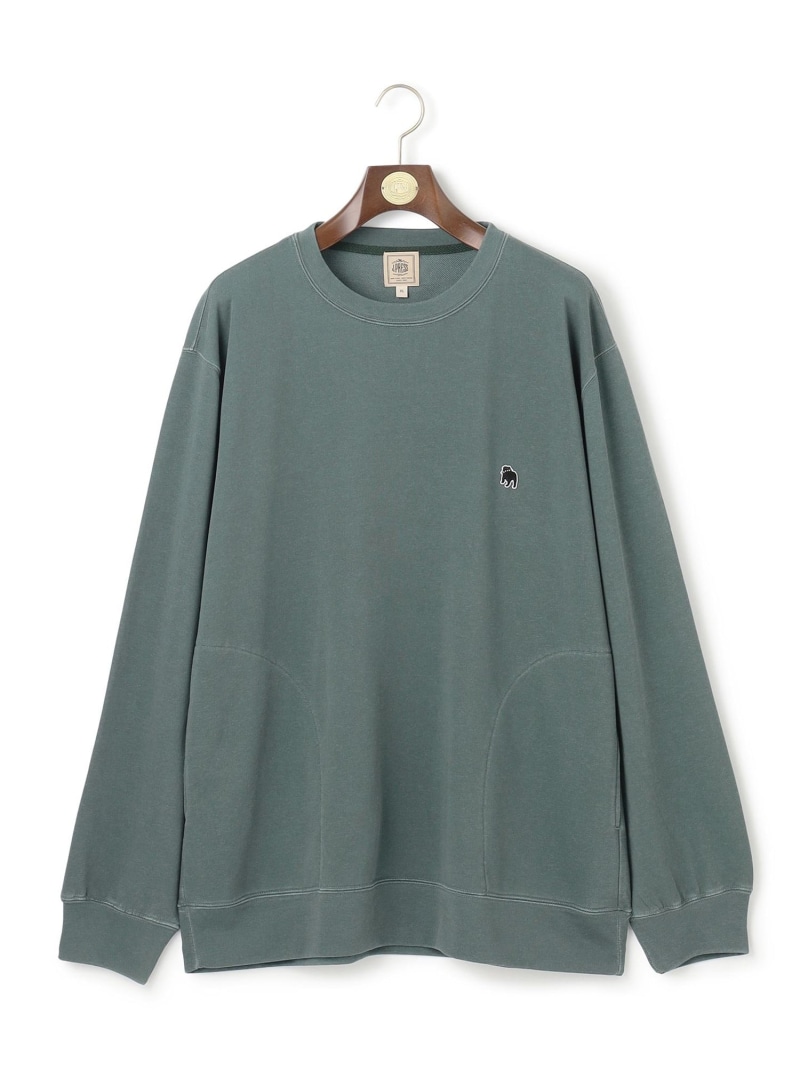 【SALE／30%OFF】J.PRESS 【KING SIZE】バックブルクルーネック 流汗 ジェイ押し付ける トップス スウェット・トレーナー ベージュ 薄墨色 緑であること 青色【RBA_E】【貨物輸送無料】 スウェット・トレーナー-メンズファッション