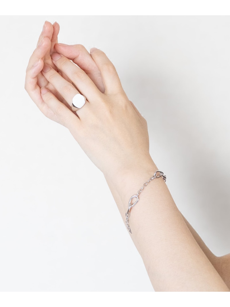 SENTI TEARS CHAIN BRACELET ティアーズチェーンブレスレット SV925 コンポジット 付属品・ウオッチ ブレスレット・バングル しろがね色【此れから取っておく】*【貨物輸送無料】