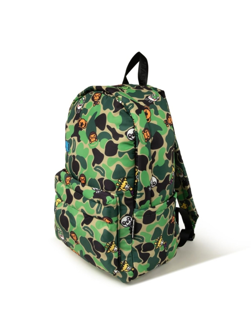 A BATHING APE BABY MILO LARGE BACKPACK #5 ア ベイシング エイプ バッグ リュック・バックパック グリーン【送料無料】