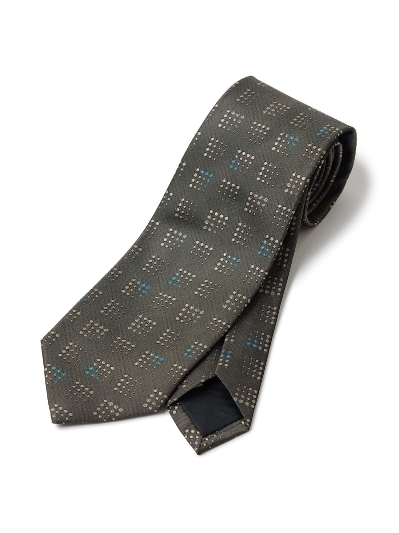 MEN'S BIGI 【TIE YOUR TIE /タイユアタイ】ヴィンテージ小紋柄ネクタイ メンズ ビギ スーツ・フォーマル ネクタイ・蝶ネクタイ パープル ブラウン【送料無料】｜ Fashion Men