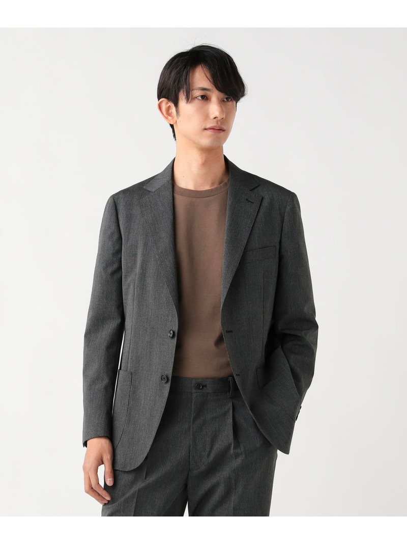 BEAMS HEART MEN トリアセテート ピンヘッド 2ボタンジャケット(セットアップ対応) ビームス ハート ジャケット・アウター テーラードジャケット・ブレザー ネイビー グレー【送料無料】