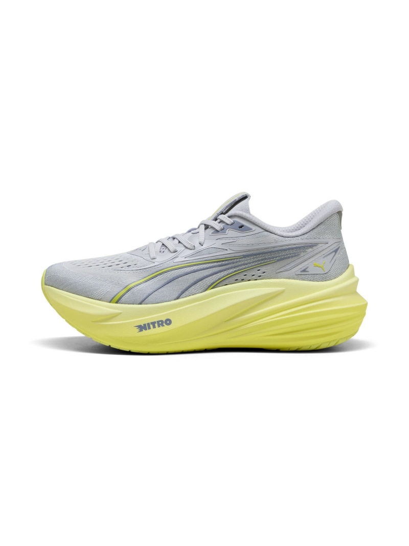 PUMA メンズ マグマックス ニトロ 2 ランニングシューズ MagMax NITRO 2 プーマ シューズ・靴 スニーカー シルバー【送料無料】｜ Fashion Men