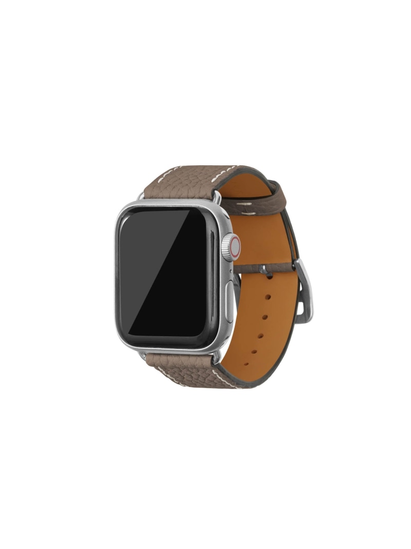 BONAVENTURA Shrink Apple Watch Leather Band [38mm/40mm/41mm/42mm, M/L Size] (Adapter: Silver) Bonaventura Accessories/Watches Other Accessories/Watches Black White Gray Red Blue Orange Navy [Free Shipping]