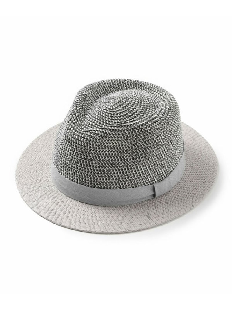 DISTINCTION MEN'S BIGI ペーパーハット メンズ ビギ 帽子 ハット ネイビー ブラック グレー【送料無料】