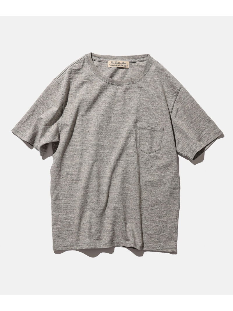 BEAMS PLUS 【別注】REMI RELIEF / Pocket T-shirt Heather Grey ビームス メン トップス カットソー・Tシャツ グレー【送料無料】