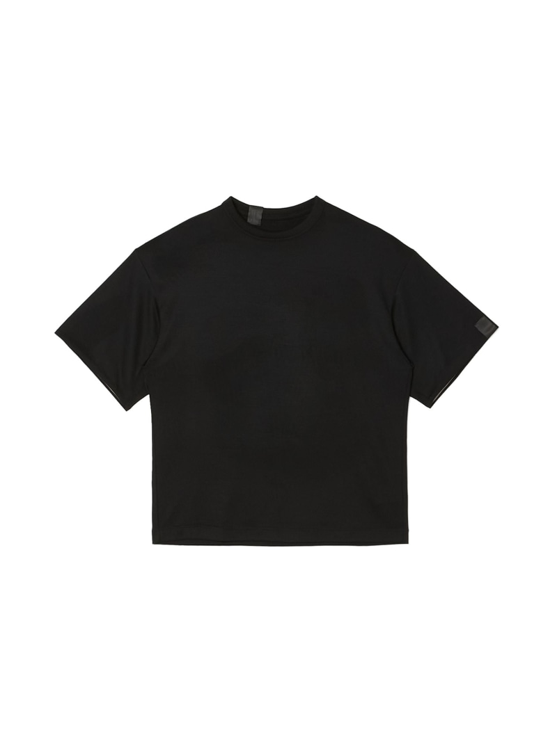 N.HOOLYWOOD COMPILE T-SHIRT エヌ．ハリウッド トップス カットソー・プルオーバー 黒いこと ベージュ【貨物輸送無料】