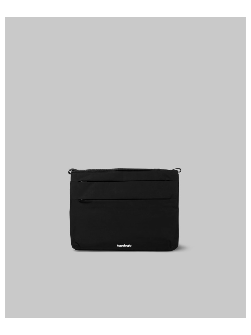 Topologie Flat Sacoche Medium【御徒面子単体】 トポロジー 御徒面子 ショルダーバッグ 黒いこと【貨物輸送無料】 ショルダーバッグ・メッセンジャーバッグ-メンズバッグ
