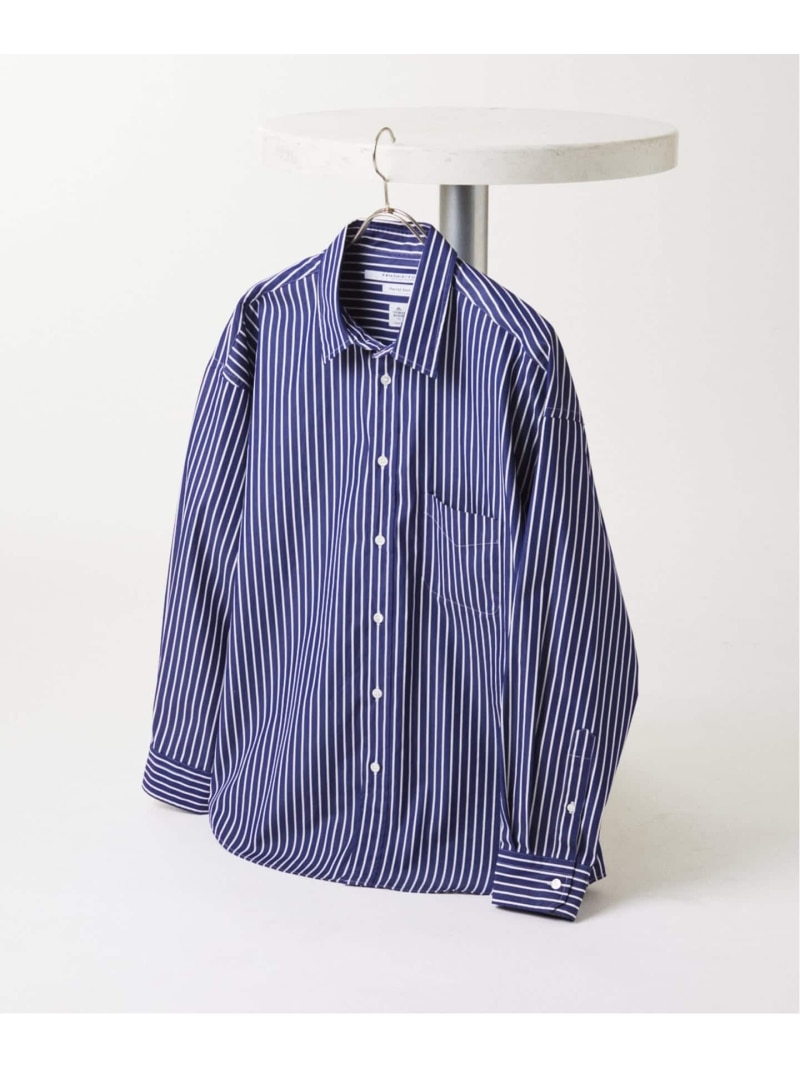 【SALE/30%OFF】JOURNAL STANDARD THOMAS MASON / トーマスメイソン ファット レギュラー シャツ ジャーナル スタンダード トップス シャツ・ブラウス ネイビー ブルー ピンク【RBA_E】【送料無料】| Fashion Men