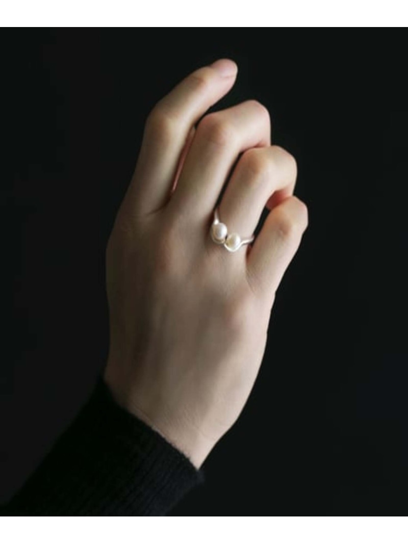 IRIS47 IRIS 47/wave ring フォブ 付属品・ウオッチ 輪っか・指環 しろがね色【貨物輸送無料】