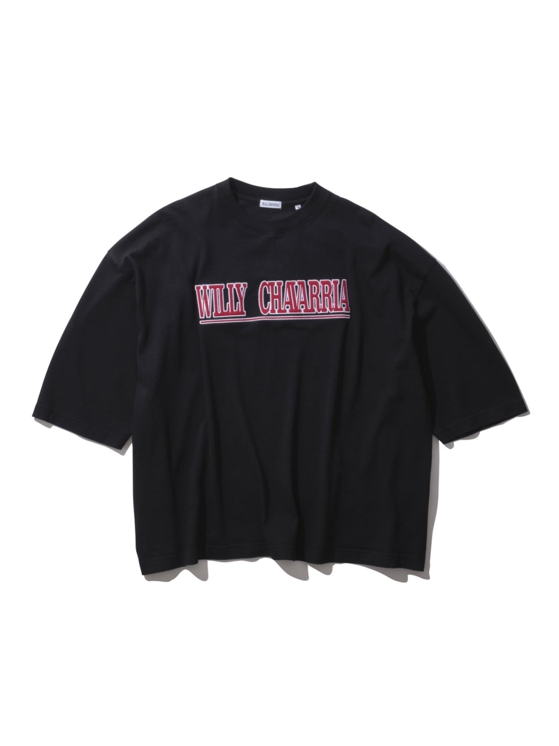 【SALE／30%OFF】WILLY CHAVARRIA EMBROIDERED LOGO ウィリーチャバリア トップス カットソー・Tシャツ ブラック【RBA_E】【送料無料】