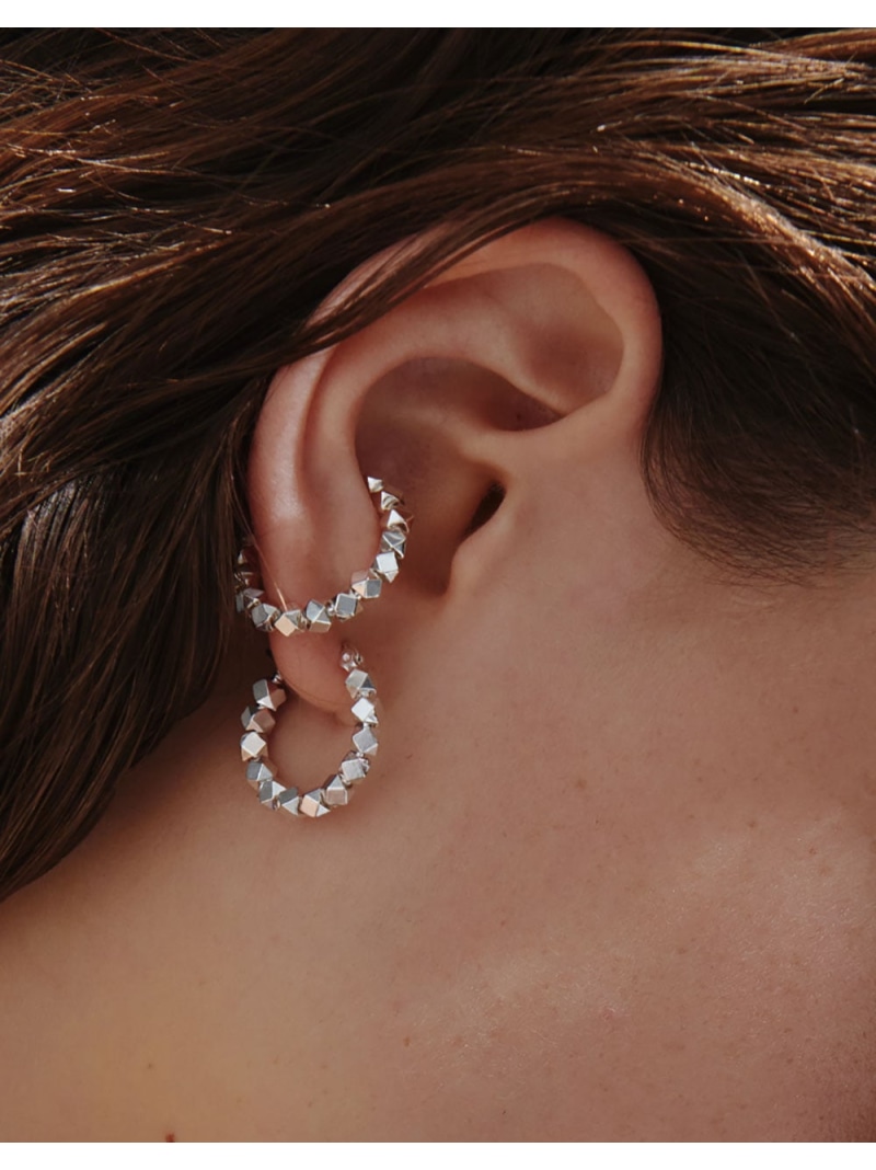 quip queint quip queint/scope pierce/領域 ピアス フォブ 付属品・ウオッチ ピアス しろがね色【貨物輸送無料】