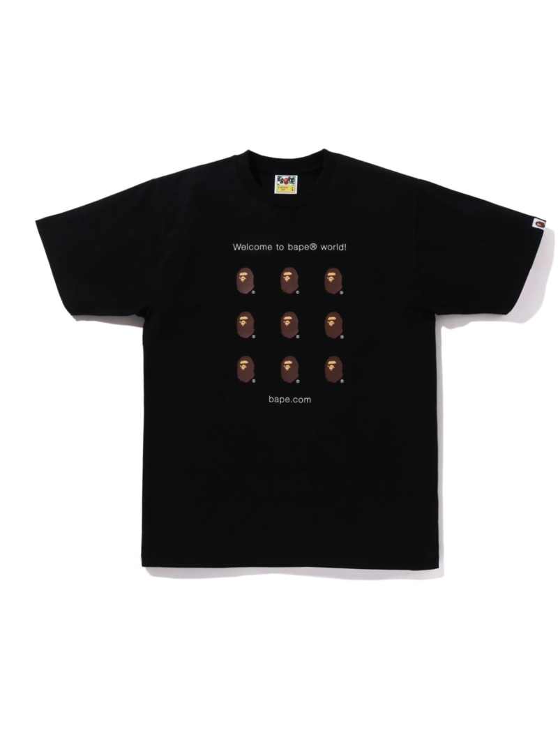 A BATHING APE BAPE.COM TEE BAPEC ア ベイシング エイプ トップス カットソー・Tシャツ ブラック ホワイト【送料無料】｜ Fashion Men 8,712円
