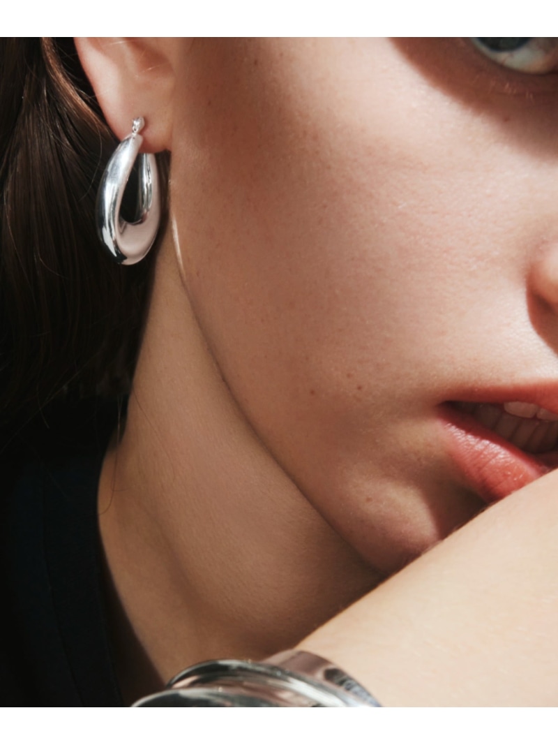 quip queint quip queint/arch pierce/アーチ形 ピアス フォブ 付属品・ウオッチ ピアス しろがね色【貨物輸送無料】
