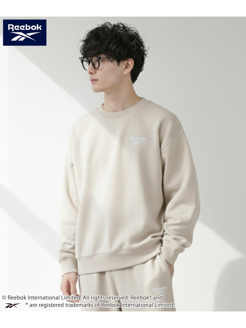 Reebok Reebok/(U)スウェット セットアップ アウトフィット トップス スウェット・トレーナー ブラック ベージュ ブラウン【送料無料】
