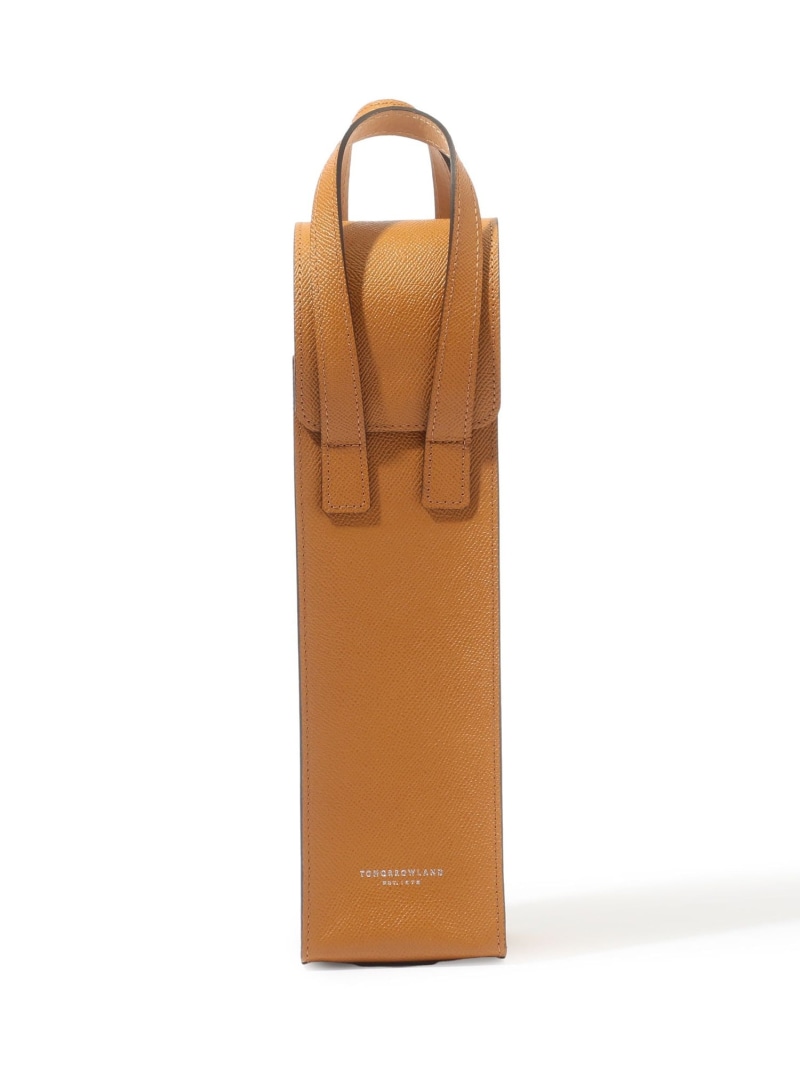 TOMORROWLAND GOODS 【別注】BROOKLYN MUSEUM シュリンクレザー ボトルケース トゥモローランド バッグ その他のバッグ ブラウン ブルー【送料無料】